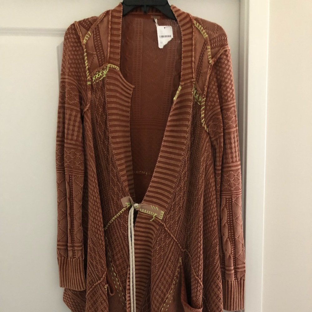 Free People Boho Cardigan Sweater M.
